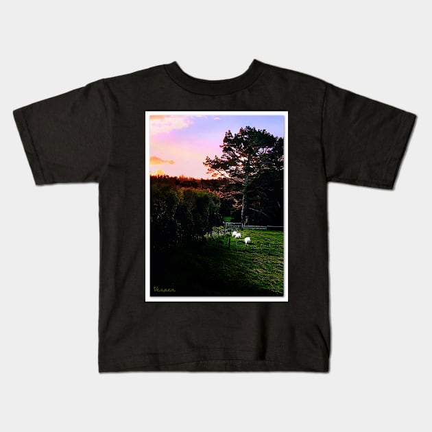 Late Afternoon Grazing Kids T-Shirt by VespersEmporium